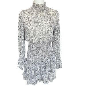 THE VINTAGE SHOP Cheetah Printed Shift Dress SIZE S